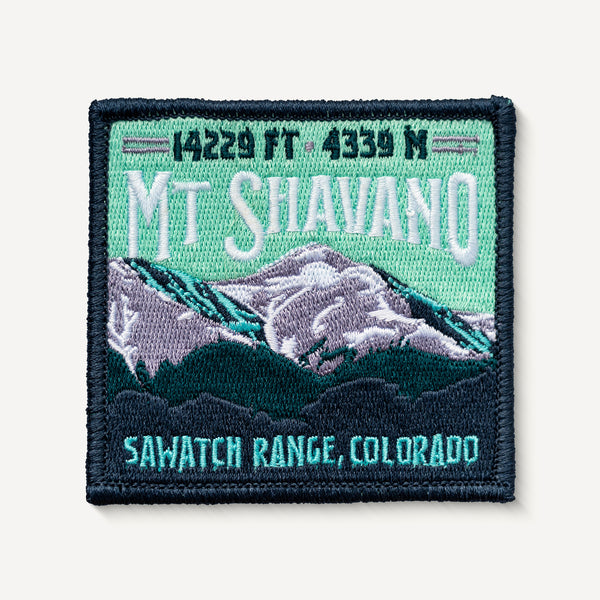 Mt Shavano Sawatch Ranch Colorado 14er Embroidered Iron on Patch