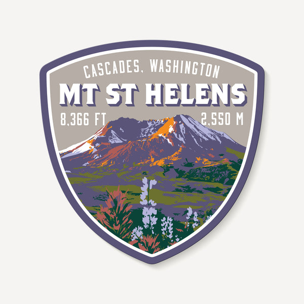Mount St. Helens Cascades Washington Decal Sticker