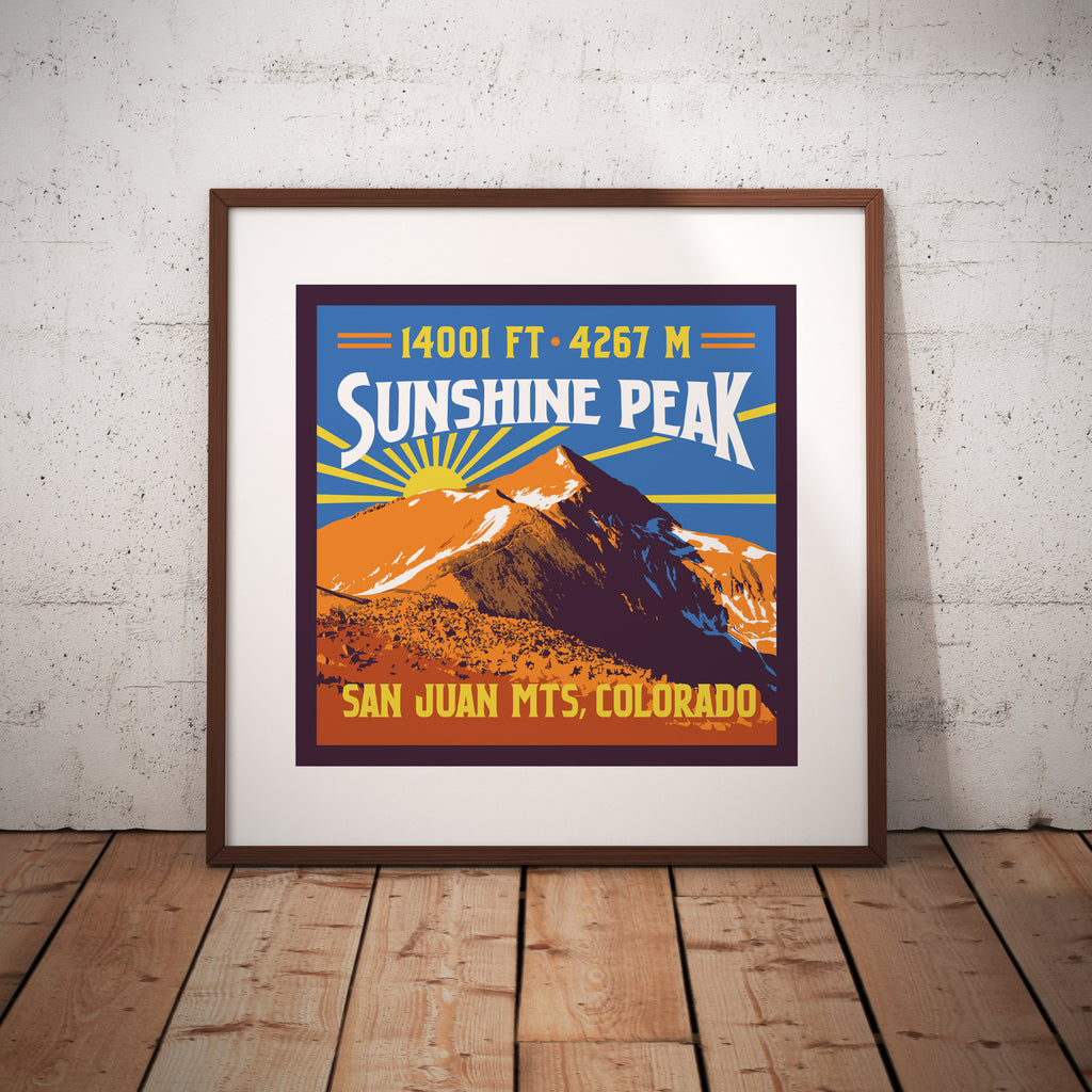 Sunshine Peak Print