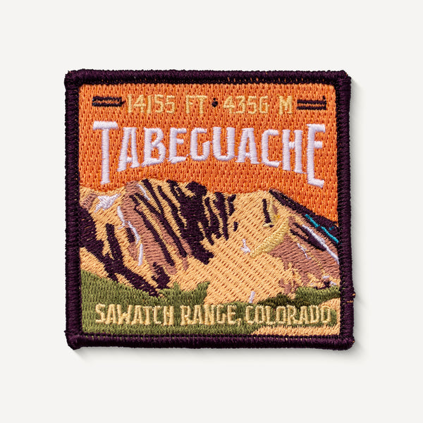 Tabeguache Peak Sawatch Range Colorado 14er Embroidered Iron on Patch