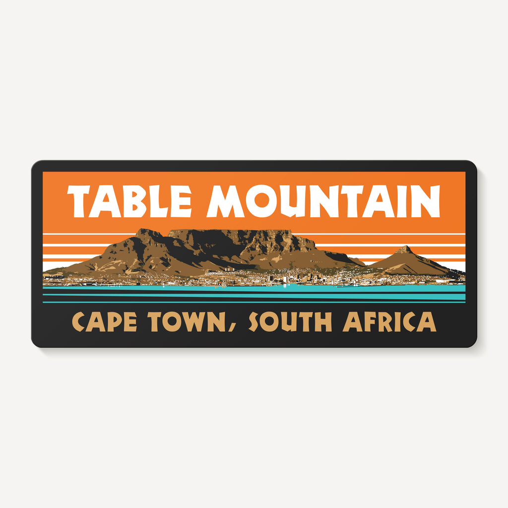 Table Mountain Cape Town South Africa Sticker