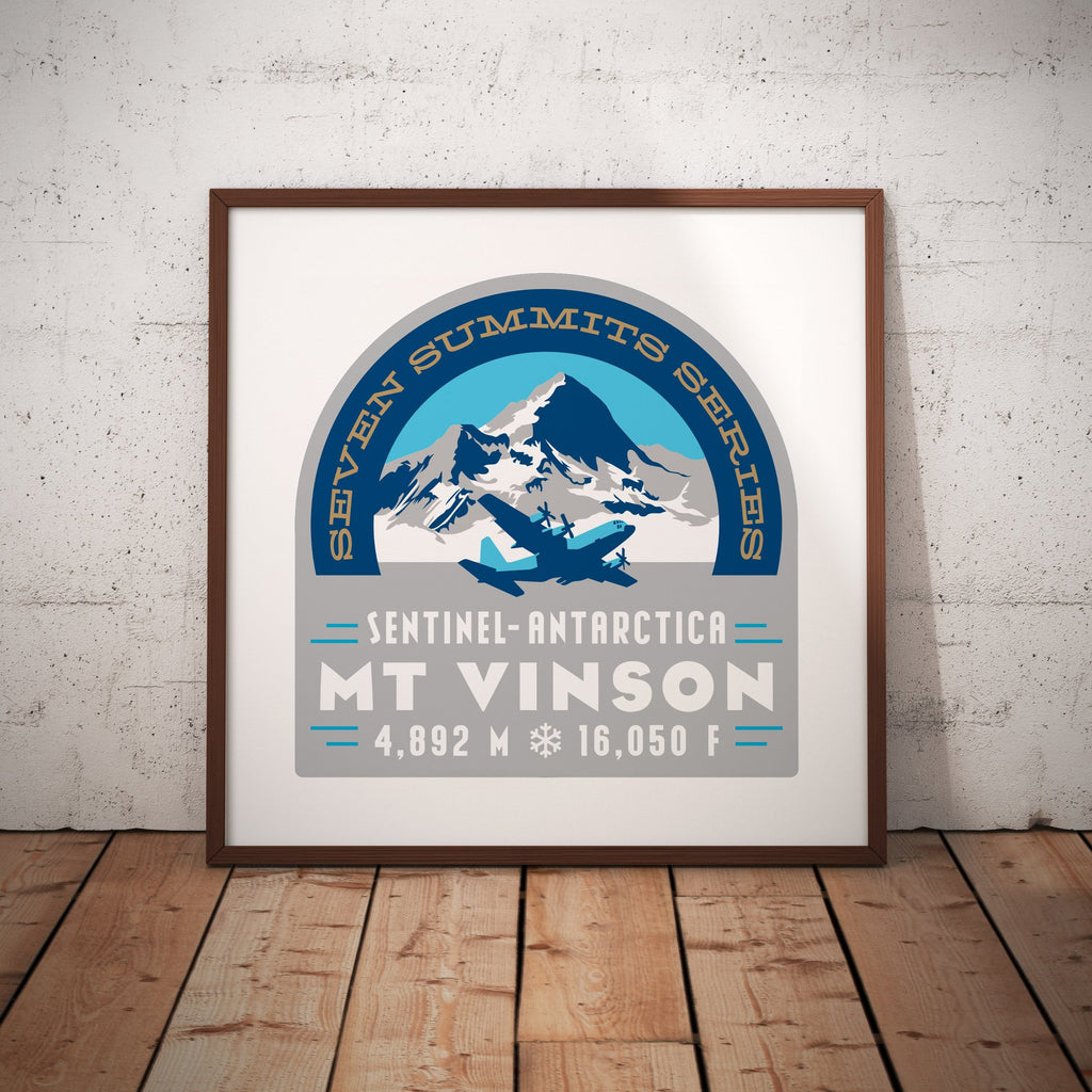 Mount Vinson Massif Antarctica Seven Summits Giclee Art Print