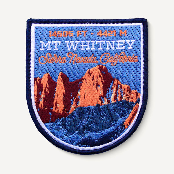 Mount Whitney Sierra Nevada California Mountain Patch