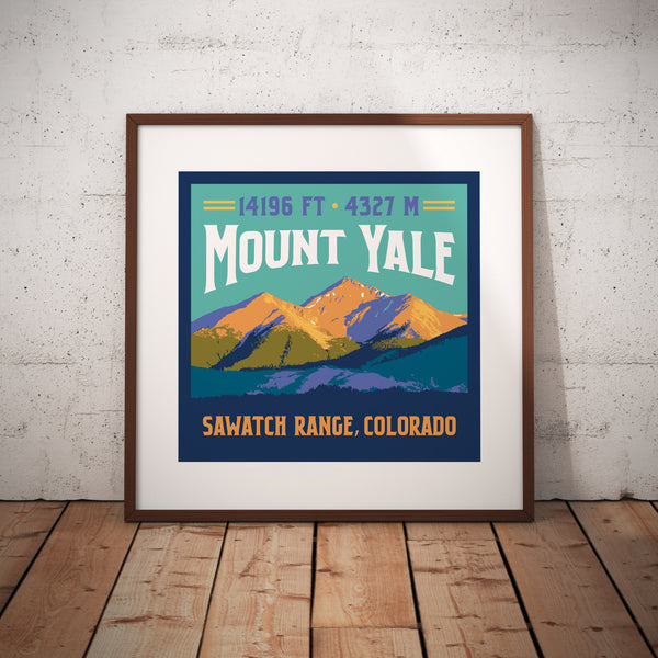 Mt. Yale Colorado 14er Print