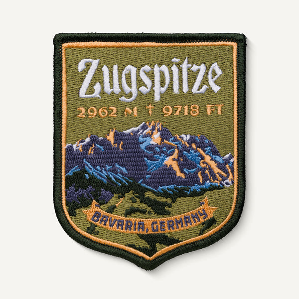 Zugspitze Bavarian Alps Germany Travel Patch